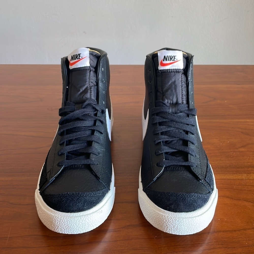 Nike Blazer Mid 77 Vintage Black/White BQ6806-002 Casual Sneakers Men’s NWOB - Picture 3 of 5